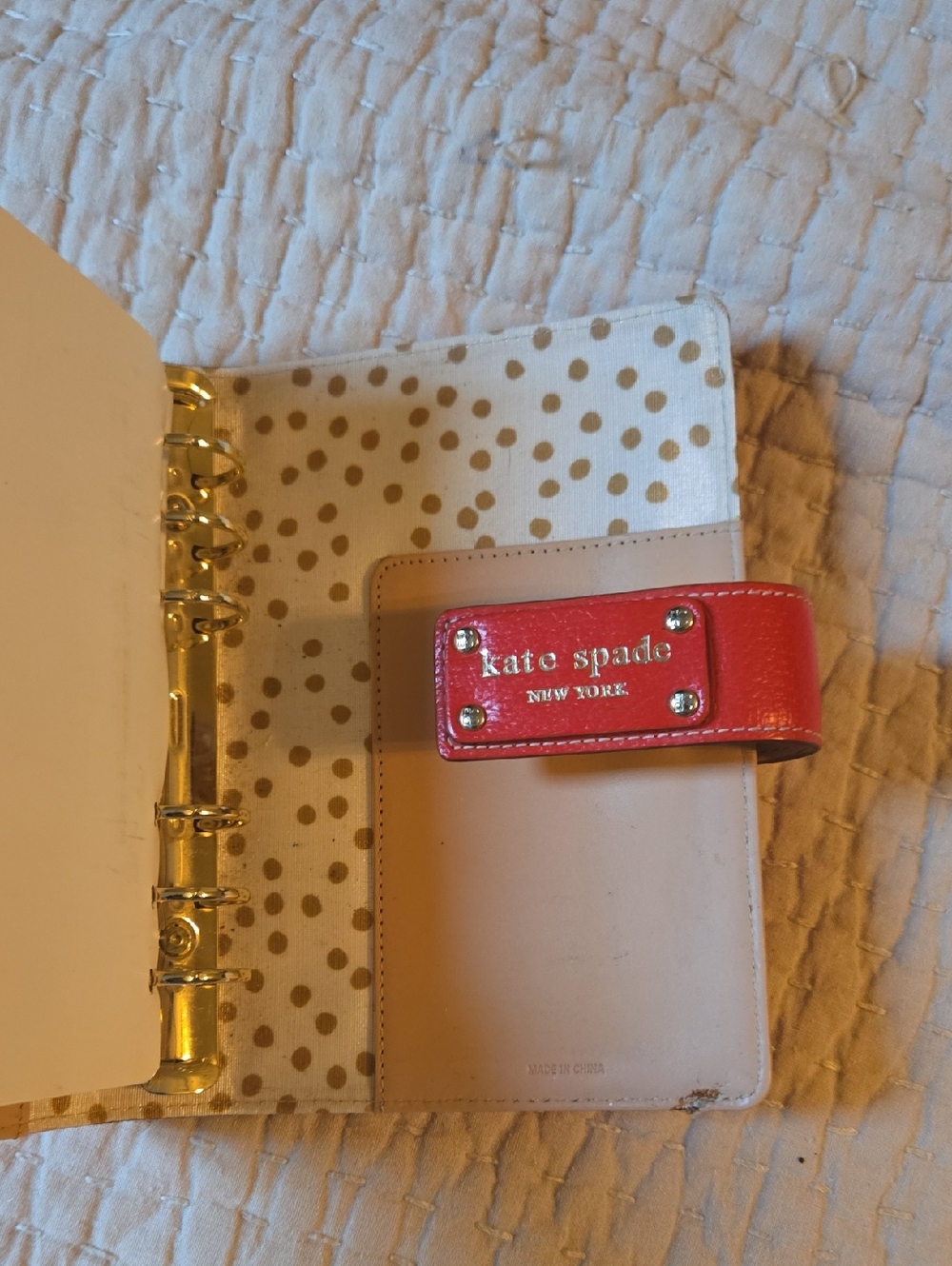 kate spade Red Deborah Leather Personal Organizer - Picture 6 of 7